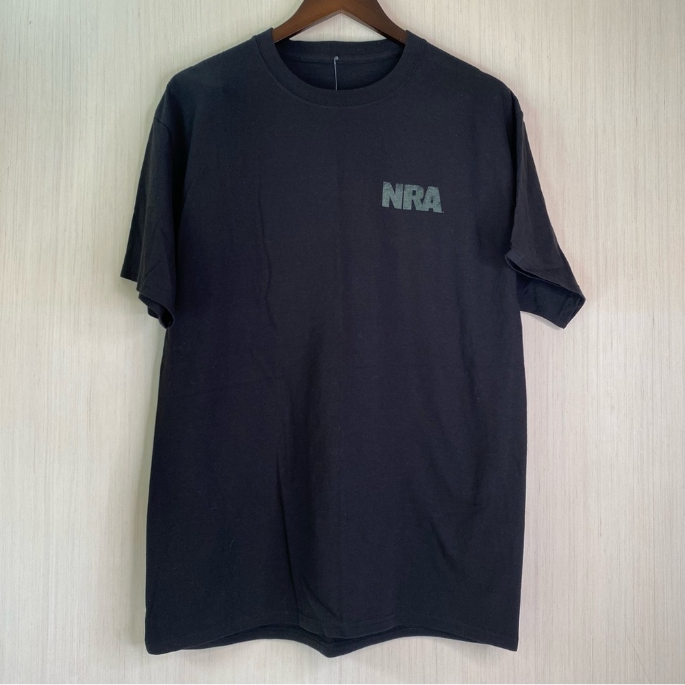 NWT NRA Men’s Short Sleeve Don’t Tread On Me Black T-Shirt Size Large